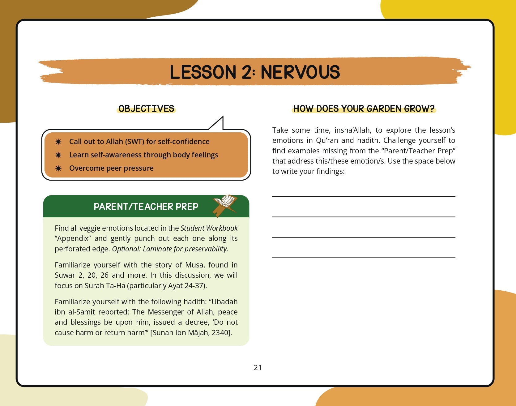 The Hayrack Ride: An Islamic Emotional Intelligence Curriculum (Parent/Teacher Guide)